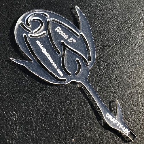 Rose acrylic template