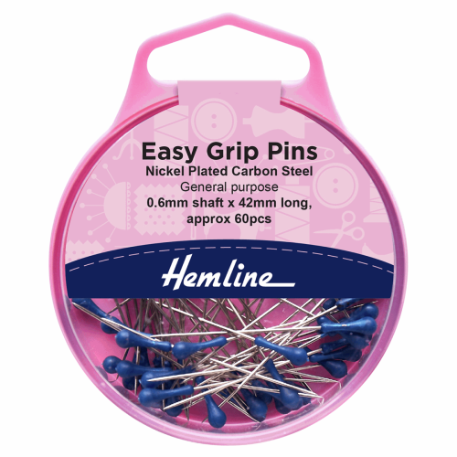 Easy Grip Pins (Hemline 42mm: Blue)