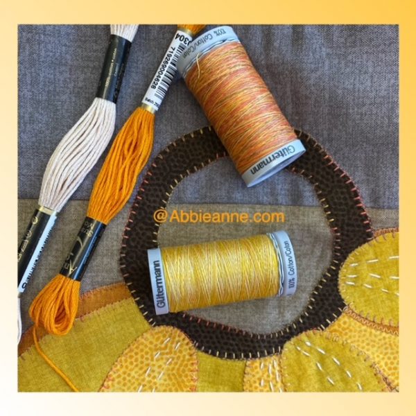 Orange thread pack