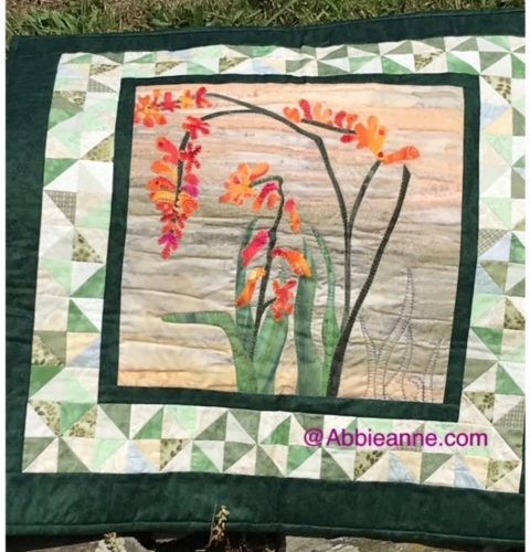Crocosmia Tile -  Wall-hanging / Panel Pattern (as seen on Craftstoretv)