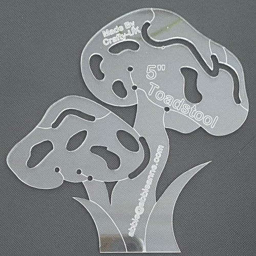 Toadstool - Acrylic Template 5"
