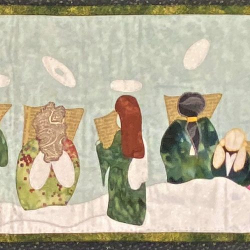 Choir of Angels Pattern - wall hanging / panel