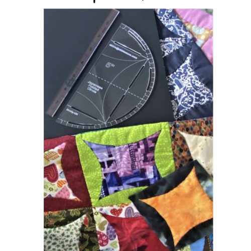 Japanese Folded Patchwork 5" Template with ruler