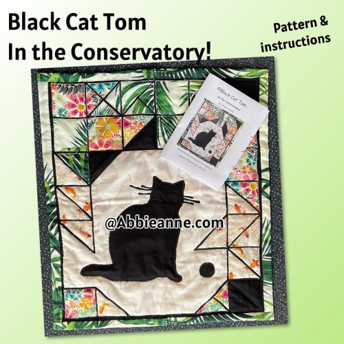 Black Cat Tom in the Conservatory!! - Panel Pattern Only