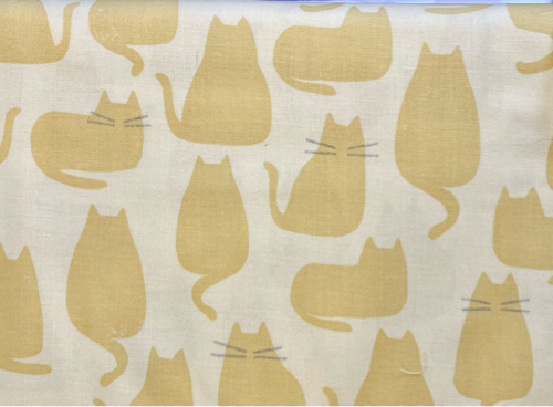 Whiskers - Andover Fabrics - Yellow