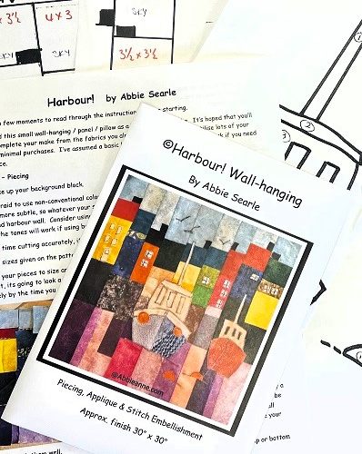 Harbour Wallhanging 30"x 30" - patchwork & applique