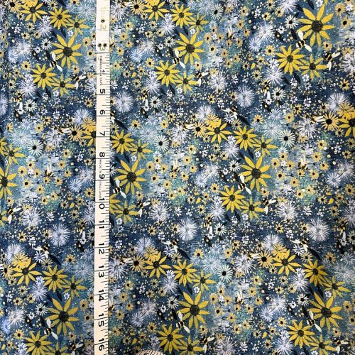 Secret Garden Sunflower Field  - 3wishesfabric