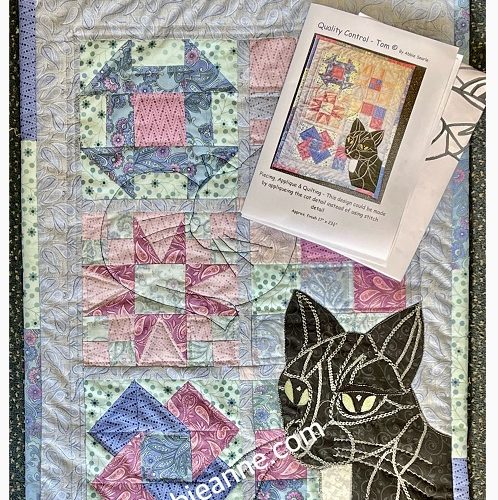 Quality Control with Tom! - patchwork pattern - piecing, applique & stitch