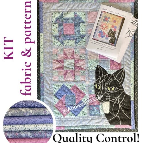 Quality Control with Tom! - patchwork KIT - piecing, applique & stitch