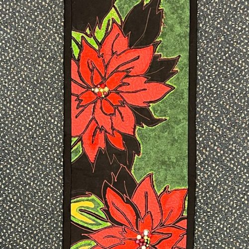 Poinsettia Panel/Runner  - 40"x9"