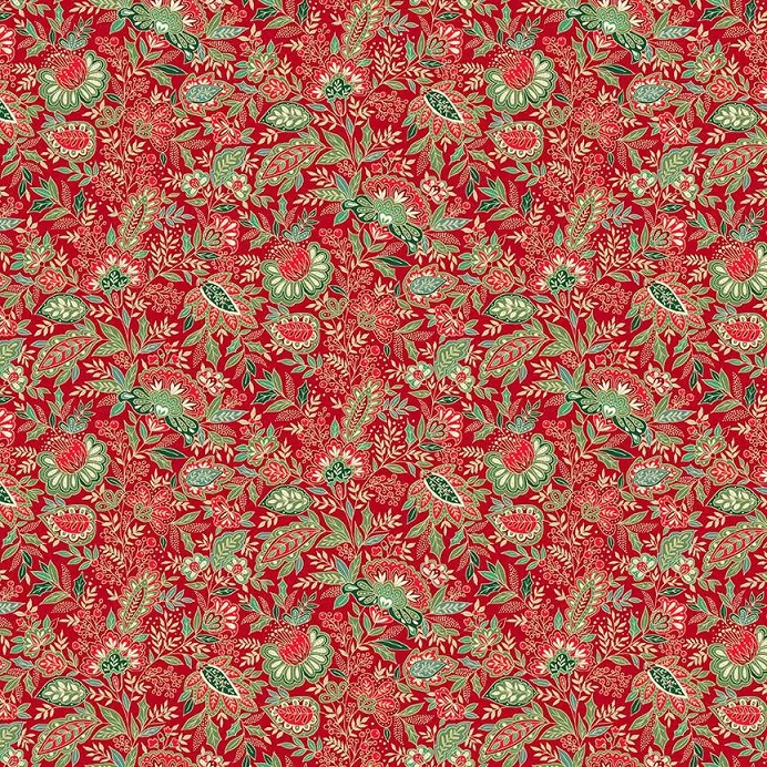 Good Tidings! Frosty - Cream (Makower Fabrics) - Image 2