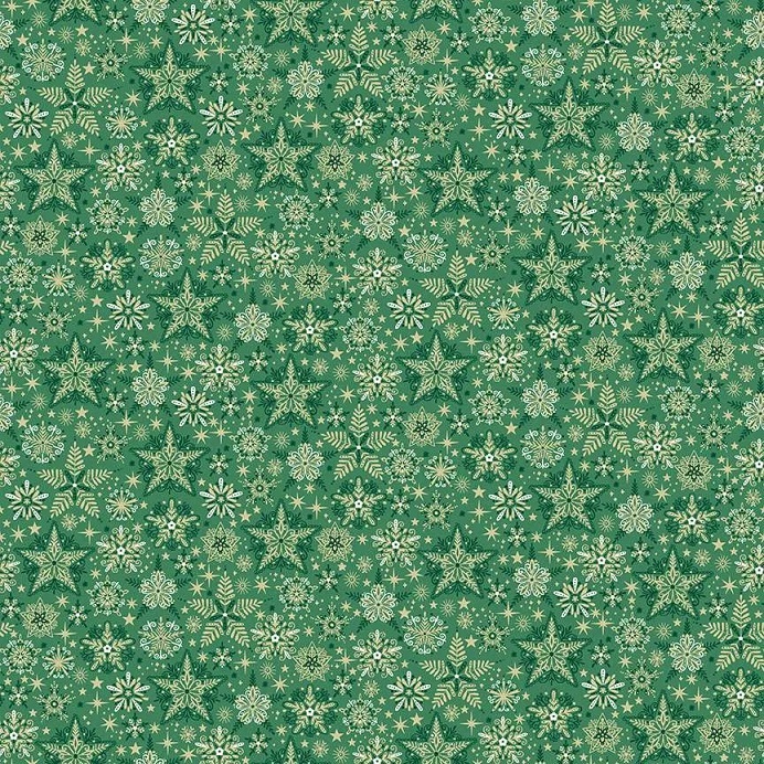 Good Tidings! Frosty - Cream (Makower Fabrics) - Image 6