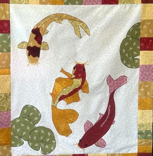 Koi Flow quilt pattern by Abbieanne