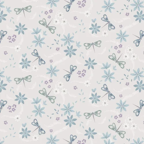 The Water Gardens -Dragonfly Garla - Pale Truffle- Lewis & Irene - CC38-1