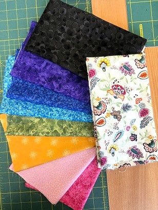 Mystery Quilt BOM 2026 - Naughts & Crosses - long quarter pack