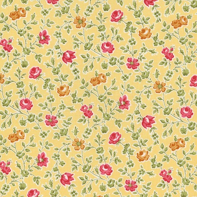 Andover Fabrics: Sweet Things – Yellow Climbing Rose