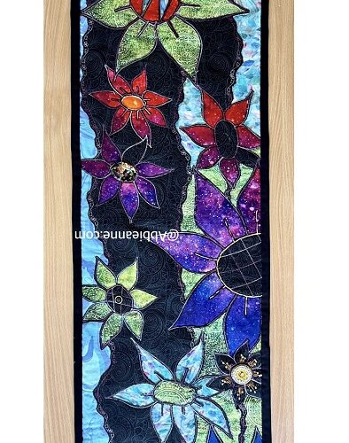 'Odyssey' Runner - patchwork/applique or reverse applique - pattern- by Abbie Searle