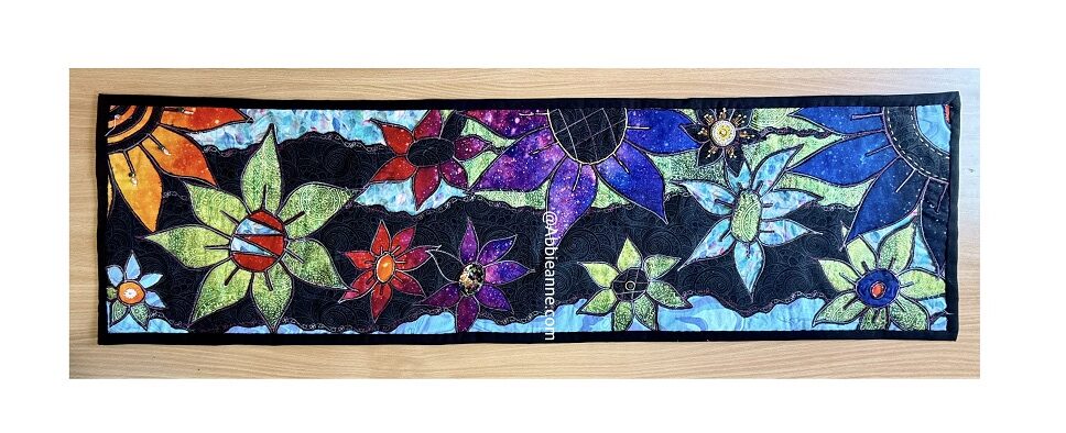'Odyssey' Runner - patchwork/applique or reverse applique - KIT - by Abbie Searle