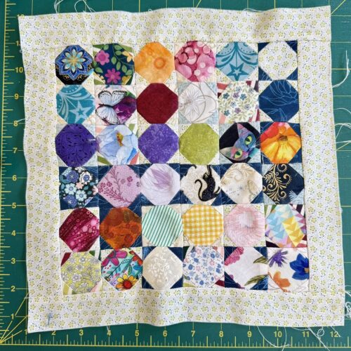2" Snowball Patchwork Block - Template by Abbieanne