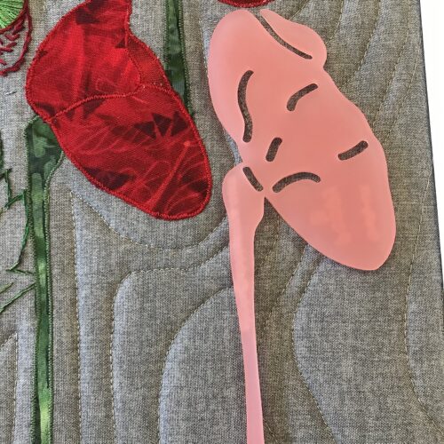 Poppy Bud (B) - Acrylic Template